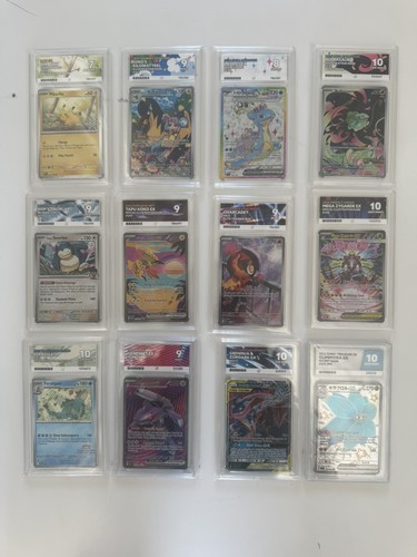 Pokémon slabs job - lot, 12