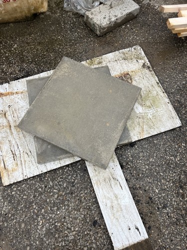 Grey square stone paving - stone,