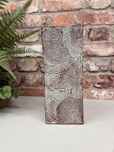 Vintage slab built - vase, with