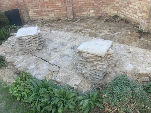 Paving slabs 450x450 - 450x450, textured