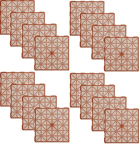 Pack terracotta mesh - pack,