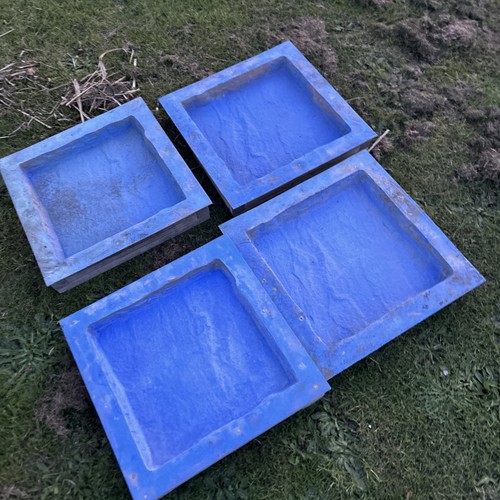 Paving slab concrete moulds - concrete,