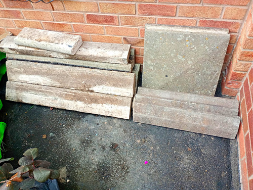 Pier caps edging stones - caps, &