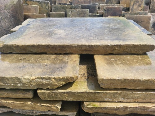 Yorkstone paving slabs flags - paving,