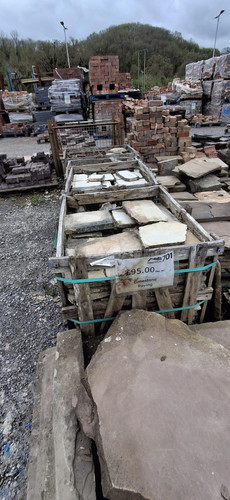 Rustic limestone paving slabs - rustic,
