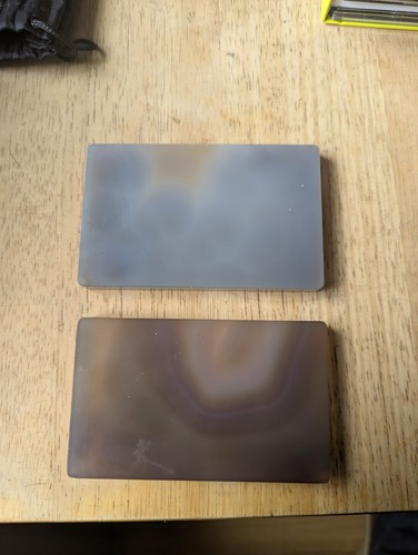 Two rectangular slabs agate - rectangular,