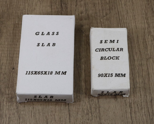 Glass precision slab block - 2x,