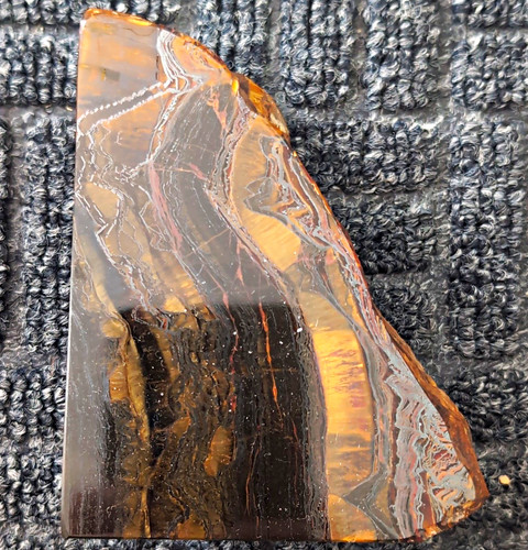 Polished banded agate mineral - agate,
