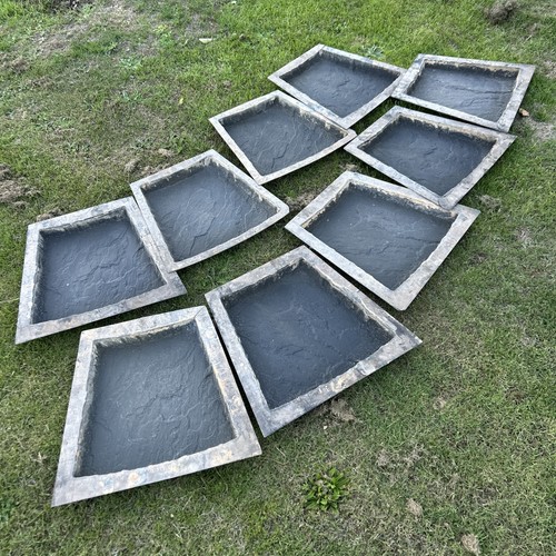 Paving slab concrete moulds - paving,