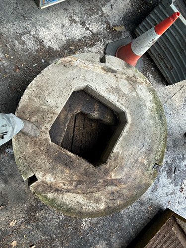 Large concrete circular