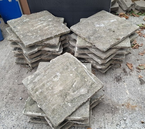 Reclaimed concrete paving - reclaimed,