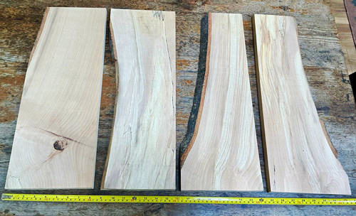 Dry live edge beech - 4x,