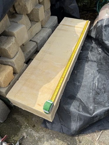 Stone step lintel - lintel, column