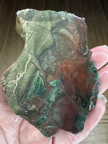 Owyhee morrisonite jasper slab - morrisonite,