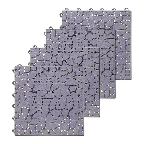 Pack grey garden deck - 4,