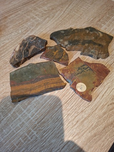Mixed polished stone slabs - stone,