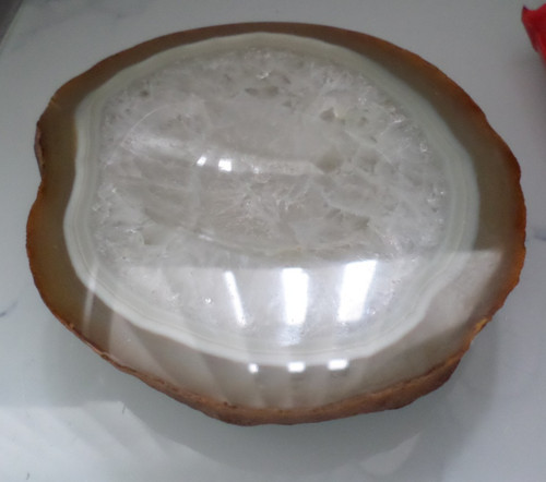Natural banded agate polished - agate,