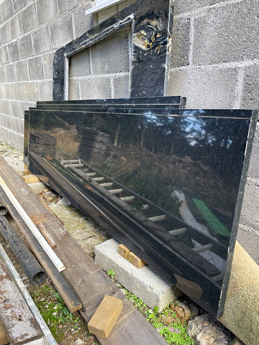 Black speckled granite kitchen - black,